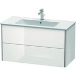 Duravit Waschtischunterbau XSQUARE 560x1010x478mm weiß hochglanz
