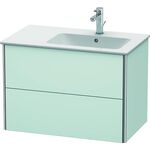 Duravit Waschtischunterbau XSQUARE 560x810x478mm Be rechts lichtblau matt