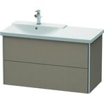 Duravit Waschtischunterbau XSQUARE Becken links 565x1010x473mm leinen