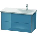 Duravit Waschtischunterbau XSQUARE Be re 565x1010x473mm Sto blue hochglanz