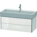 Duravit Waschtischunterbau XSQUARE 397x984x460mm weiß hochglanz