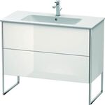 Duravit Waschtischunterbau XSQUARE 832x1010x478mm weiß hochglanz