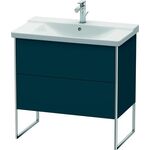 Duravit Waschtischunterbau XSQUARE 805x810x473mm nachtblau seidenmatt
