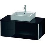 Duravit Waschtischunterbau XSQUARE 400x1000x548mm schwarz hochglanz