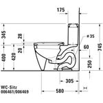 Duravit WC-Sitz HAPPY D.2 m Absenkauto abnehmbar verlängert weiß