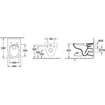 V&B Combi-Pack O.NOVO DirectFlush m WWC ti. DirectFlush und WC-Sitz we