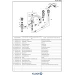 Kludi WF und Brausearmatur ADLON DN 15 m Swarovski-Elementen Ausl. 22cm c