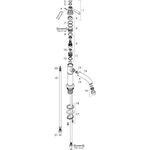 EH-WT-MI 100 AXOR MONTREUX DN 15 ohne Zugstange chrom