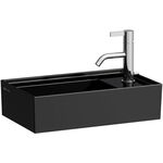 Laufen Handwaschbecken KARTELL 460x280mm Arm.bank re o ÜL 1 HL-Ausf. sw