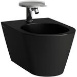 Laufen Wandbidet KARTELL 1 Hahnloch-Ausführung schwarz matt