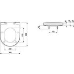 Laufen WC-Sitz LAUFEN PRO Scharn vc mit Absenkautomatik manhattan