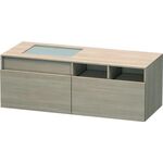 Duravit Waschtischunterbau DURASTYLE 550x1400x500mm Auss links pine silver