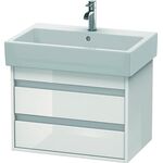 Duravit Waschtischunterbau KETHO 440x650mm weiß hochglanz