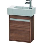 Duravit Waschtischunterbau Ketho 225x450x550mm Ans rechts nussbaum natur