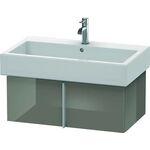 Duravit Waschtischunterbau VERO 431x750x298mm flannel grey hochglanz