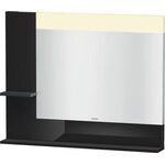 Duravit Spiegel VERO 142x1000x800mm Be schwarz hochglanz