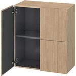 Duravit Halbhochschrank L-CUBE 700x363x800mm europäische eiche