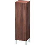 Duravit Halbhochschrank L-CUBE 400x363x1320mm Ans links nussbaum natur