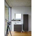 Duravit Regalelement L-CUBE 1000x140x120mm flannel grey seidenmatt