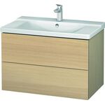 Duravit Waschtischunterbau L-CUBE 820x481x555mm mediterrane eiche