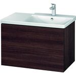 Duravit Waschtischunterbau L-CUBE 820x481x555mm kastanie dunkel