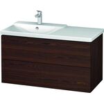 Duravit Waschtischunterbau L-CUBE 1020x481x555mm nussbaum gebürstet