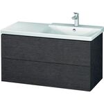 Duravit Waschtischunterbau L-CUBE 1020x481x555mm eiche dunkel gebürstet