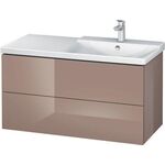 Duravit Waschtischunterbau L-CUBE 1020x481x555mm cappuccino hochglanz