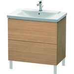 Duravit Waschtischunterbau L-CUBE 820x481x709mm europäische eiche