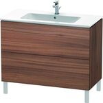Duravit Waschtischunterbau L-CUBE 1020x481x704mm nussbaum natur