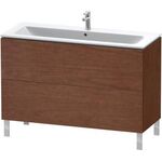 Duravit Waschtischunterbau L-CUBE 1220x481x704mm amerikanisch nussbaum