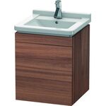 Duravit Waschtischunterbau L-CUBE 447x460x558mm Ans links nussbaum natur
