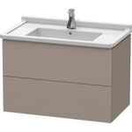 Duravit Waschtischunterbau L-CUBE 469x820x558mm basalt matt
