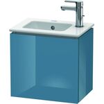 Duravit Waschtischunterbau L-CUBE 294x420x400mm Ans re St blue hochglanz