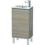 Duravit Waschtischunterbau L-CUBE 294x420x704mm Anschlag links pine silver