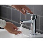 Duravit Einhebel-Waschtischmischer B.2 M mit Zugstangen-Ablaufgarnitur chrom