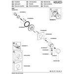 Keuco Umstellventil IXMO UP f 3 Verbr Ros ec Sw-chr gebü