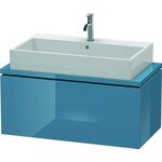 Duravit Konsolenunterschrank L-CUBE 400x920x477mm stone blue hochglanz