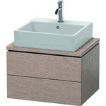 Duravit Konsolenunterschrank L-CUBE 400x620x477mm eiche kaschmir