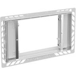 V&B Einbauset ViConnect flächenbündig, 295x186x5-25mm edelstahl