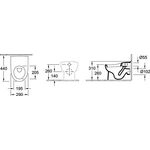 V&B Stand-WC O.NOVO KIDS ti., 290x440mm we
