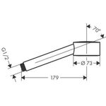 Handbrause 75 1jet EcoSmart AXOR ONE mattschwarz