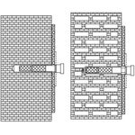 Hewi Befestigungsmaterial 950 f mobile Stützklappgr für Hohlblockstein