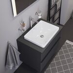 Duravit Einbauwaschtisch D-NEO 600x435mm o ÜL ohne Hahnlochbank weiß WG