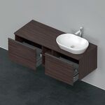 Duravit Waschtischunterbau D-NEO 459x1400x550mm 2 Au Be re Kast. dunkel