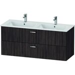 Duravit Badmöbel-Set XBASE 1300mm, mit Spiegel GOOD kastanie dunkel
