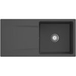 V&B Einbauspüle SILUET 60 FLAT 980x490mm Handbet. graphit