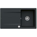 V&B Einbauspüle SILUET 50 FLAT 880x490mm Exzent. ebony