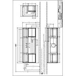 V&B Waschtischunterschrank FINION 1600x603x501mm Regal glos. wh glos. wh