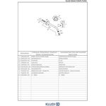 Kludi WT-Wand-EHM NOVA FONTE PURA220 ohne Ablaufgarnitur mattschwarz